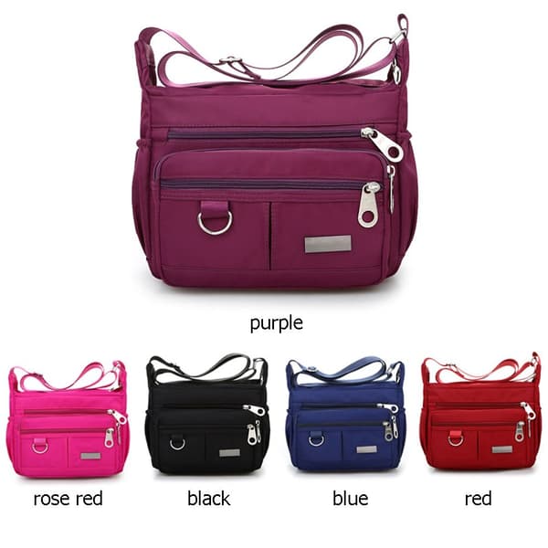 Axelväska Messenger Tasker Cross Body ROSE RED rose red