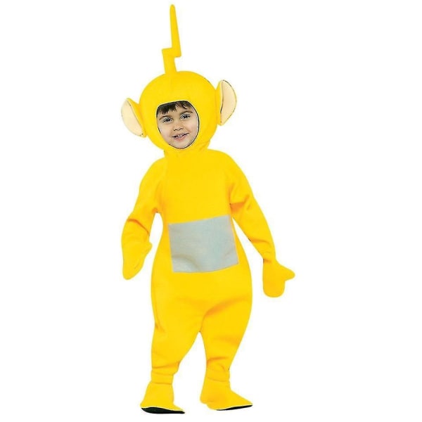 Teletubbies kostym för barn Barn Rolig Dipsy Po Laa Tinky Winky Onesie Julfödelsedagsfest Halloween kostym A Laa*Laa Teletubbies Kids 130cm*Teletubbies