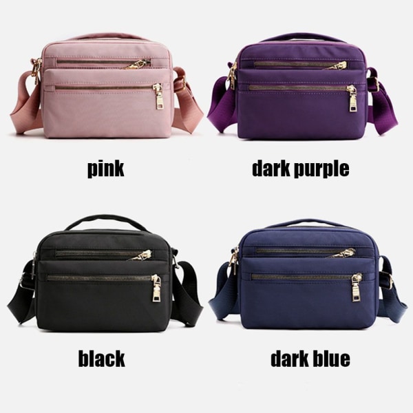 Axelväska Crossbody-väskor MÖRKLILA dark purple