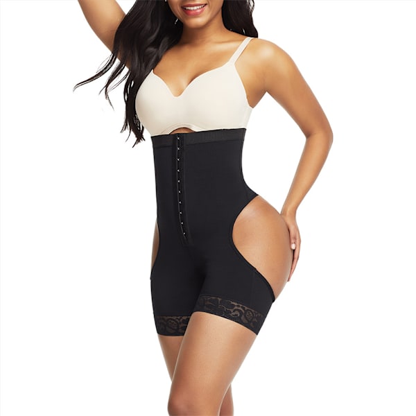 Kvinnor Butt Lifter Tummy Control High-Wisted Shorts Shapewear M