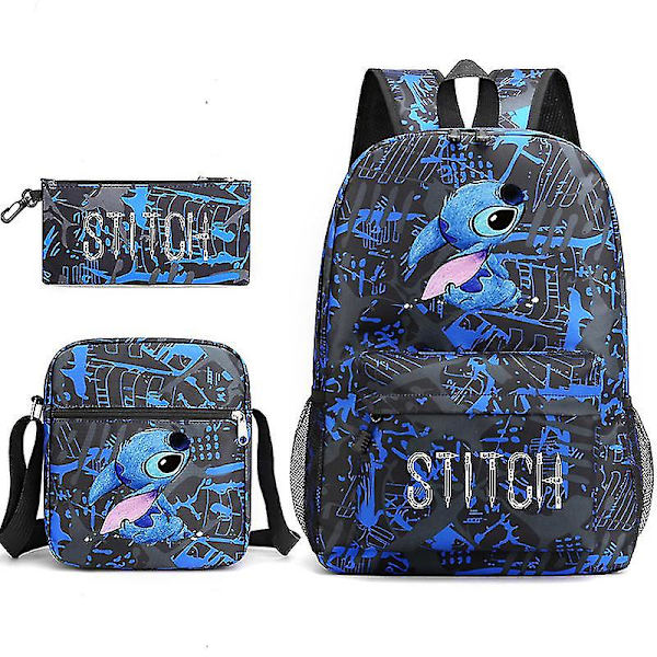 Lilo & Stitch Ryggsäck Set skolväska . orchid