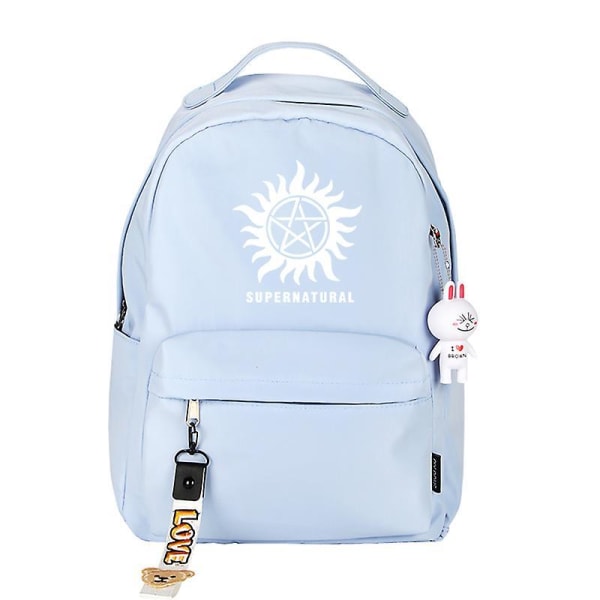 Supernatural Cosplay Backpack Cartoon Student School Shoulder Bag Teentage Laptop Travel Bags Gift 4