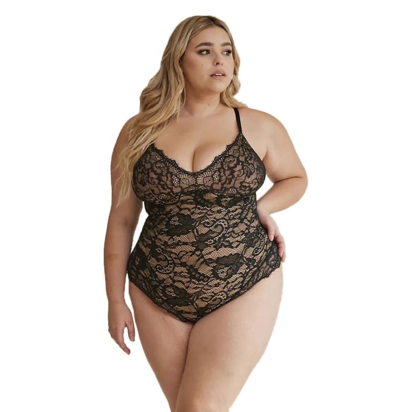 Kvinders Shapewear Mavekontrol Sexet Lace Body Shaper Corset 3XL