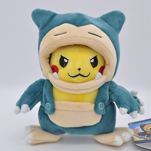 Plysch Pikachu Snorlax Fyllda Dockdekorationer Barn