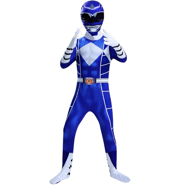 Team cosplay jumpsuit för barn Blue size-110 Red size-140