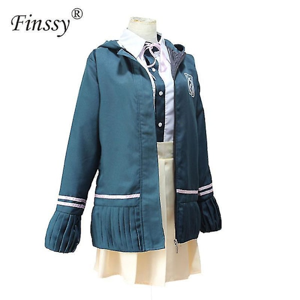 Gymnasieelever Uniform Anime Danganronpa Nanami Chiaki Cosplay Kostume Langærmet Jakke Sho
