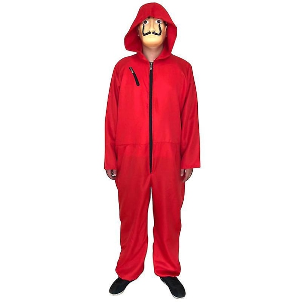 Barn Voksen La Casa De Papel Cosplay Halloween kostume med sæt Voksen M Adult L