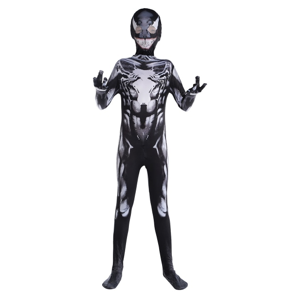 Kids Venom Spider-man Boys Cosplay Costume Jumpsuit Fancy  cm 120