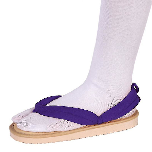 Anime Demon Slayer Cosplay Kengät Kimetsu No Yaiba Kamado Clogs S Purple 38 39