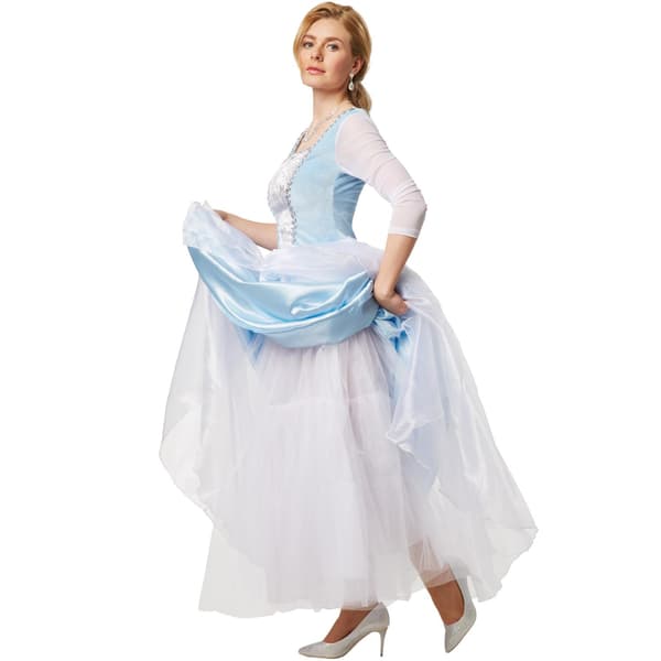tectake Underskjørt tyll petticoat white