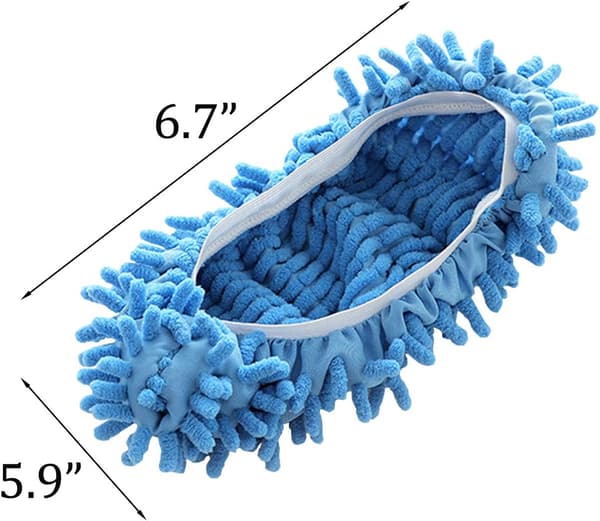 5 Par Multi Function Duster Mopp Tøfler Sko Cover Chenille