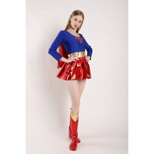 Supergirl-kjole for TV-show for kvinner M