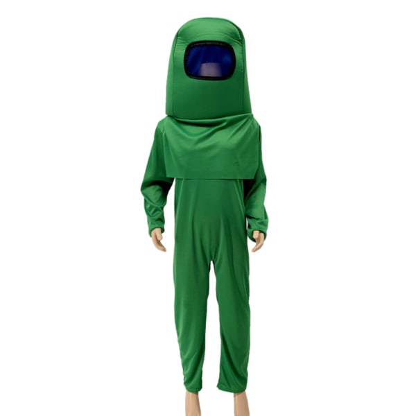 Halloween Kid Among Us Cosplay Costume Fancy Dress Jumpsuit k Sort M green S