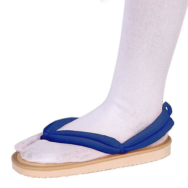 Anime Demon Slayer Cosplay Kengät Kimetsu No Yaiba Kamado Clogs S Sky blue 38 39