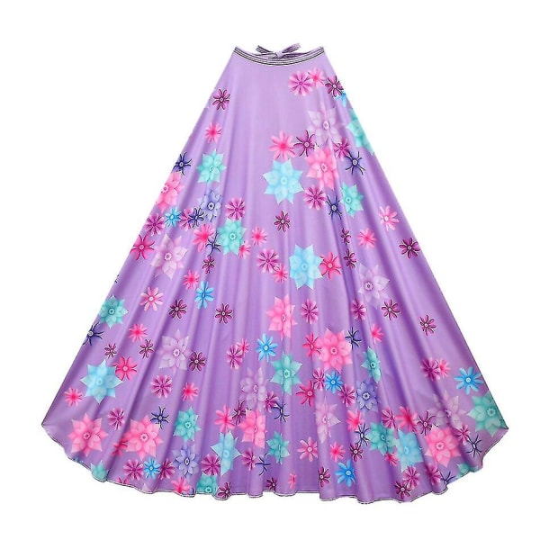 Easter Encanto Cosplay Costume Girl Dress for Carnival Princes Isabela 1 Isabela 7 7*8T