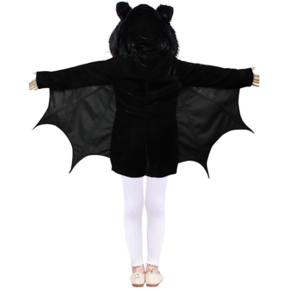 Halloween barnkläder Kappa Fladdermusmantel Witch Skull Co