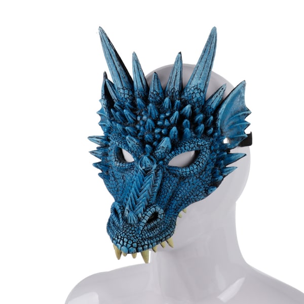 Carnival/Påskdag Cosplay Latex Mask Animal Style Halloween Ca blå