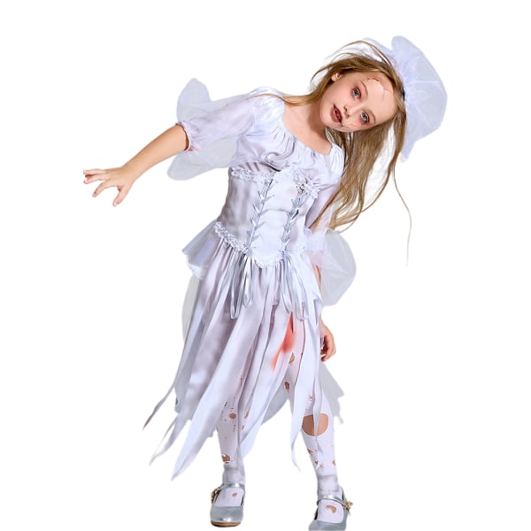 Cosplay Vampyr Halloween festkostume Familiekostume Børneoutfit Girls M