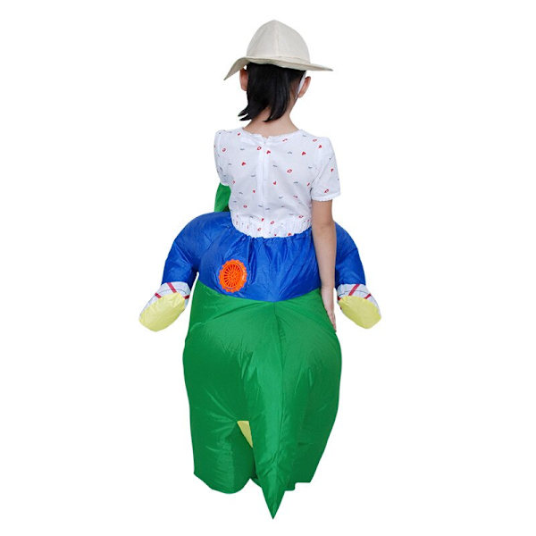 Puhallettava Dinosaur Kids -asu T Rex Dino Rider -asu