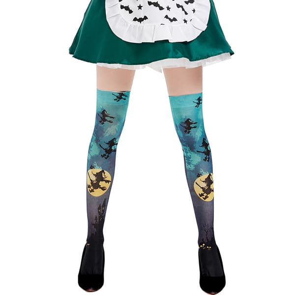 5 par lårhøye sokker over knestrømper cosplay