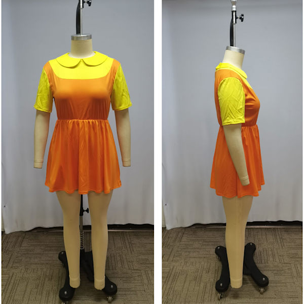Uusi kalmaripeli Cosplay vaatenaamio lasten/aikuisten cosplay-asut Adult dress (L)