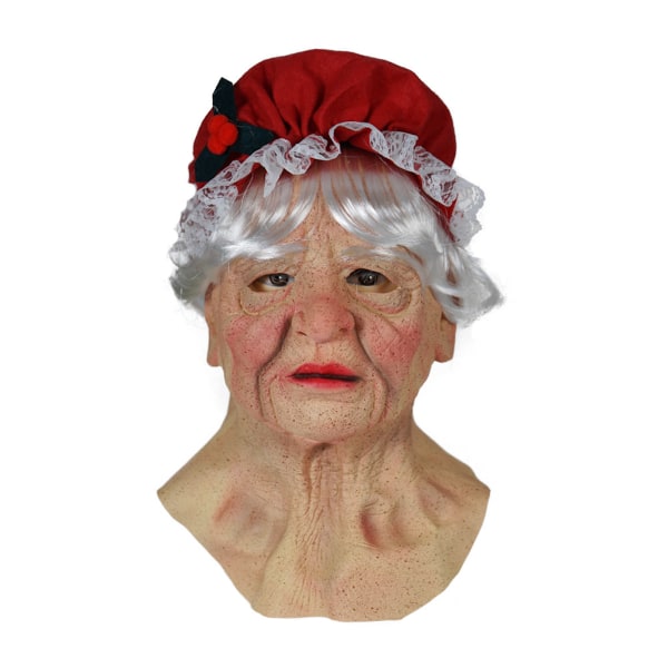 Rouva. Claus Mask Party Päähineet Cosplay Costume Props Joulu