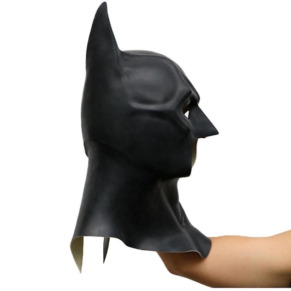 Menn Batman Mask Halloween Party Cosplay Costume Prop Hodeplagg
