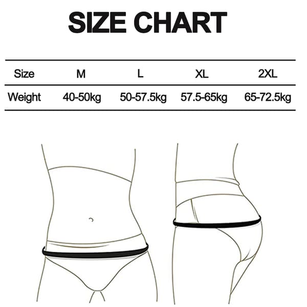 Kvinners midjekompresjon og hofteløftende undertøy, forming XXL