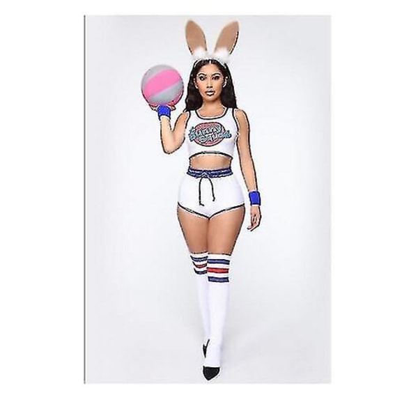 Space Lola Bunny Rabbit Cosplay kostume Rabbit Bunny Jam M