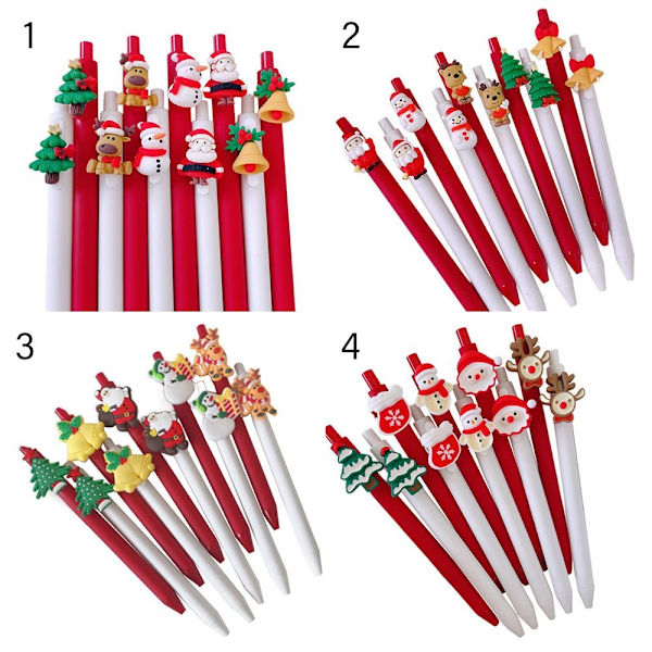 10 st julkulspetspenna brevpapper