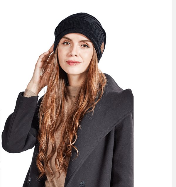 Langaton bluetooth neulottu hattu V5.0 soittaa stereomusiikkiputiikki h