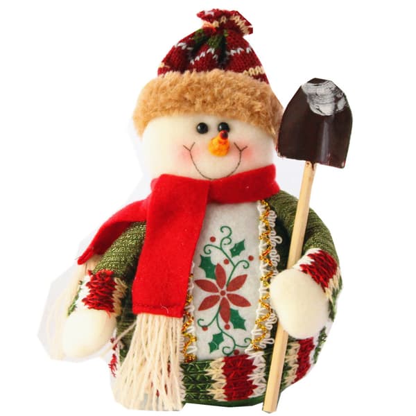 3-pack julsittande Santa Snowman Renbordsdekoration