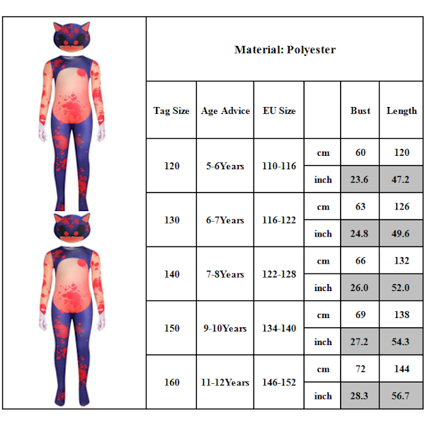 Sonic Performance Costume Halloween Cosplay Costume W 130cm