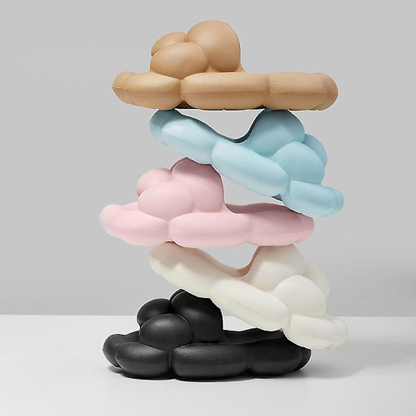 Sommer Søde Egg Cloud Sliders Til Kvinder Eva Soft Tykke Indendørs skridsikre hjemmesko Pink 40 41