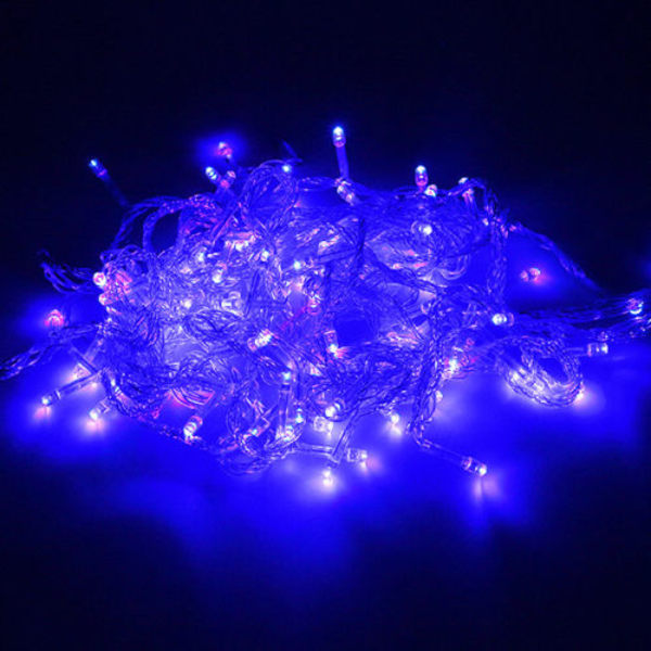 20M LED Strängljus Inomhus Utomhus Jul Xmas Dekor LED Lights Purple 20M 200 LED
