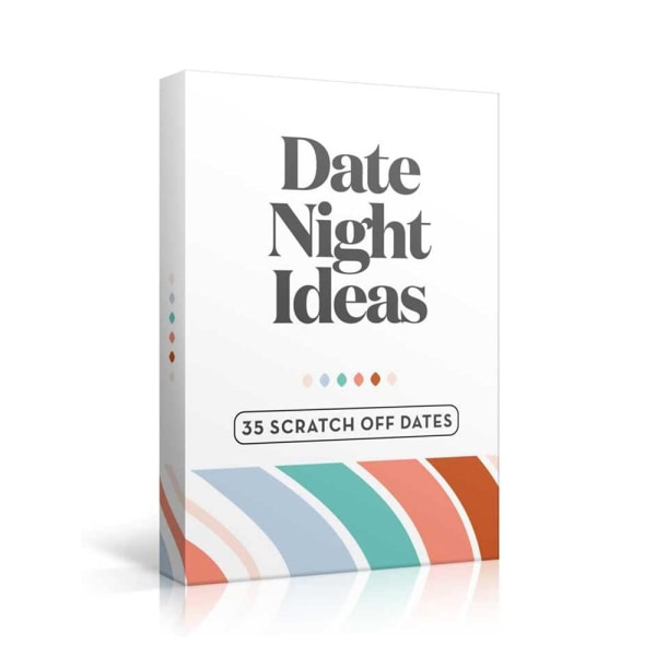 Romantiska par Present Date Night Idé- Scratch Off Card Game