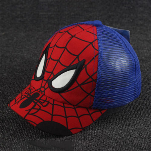 Kids Boy Spiderman Caps Casual Sports Gym Casual Mössor Blue