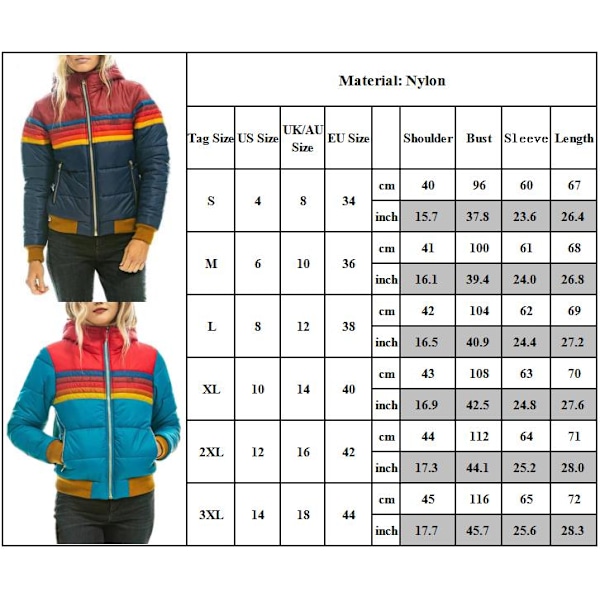 Kvinnors Nylon Kort Retro Racing Cykeljacka Trenchcoat, Lätt Motorcykeljacka Streetjacka Blue L