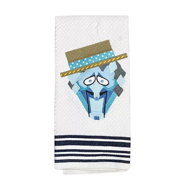 Heat Miser Snow Miser Julehåndkle 60x40cm Brodert Stort Bomullshåndkle Julehåndkle Baderom Juledekorasjon B