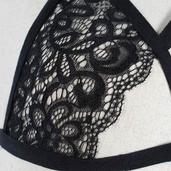 Dam Babydoll Sexig Bandage Cage Strappy Underkläder BH 2XL