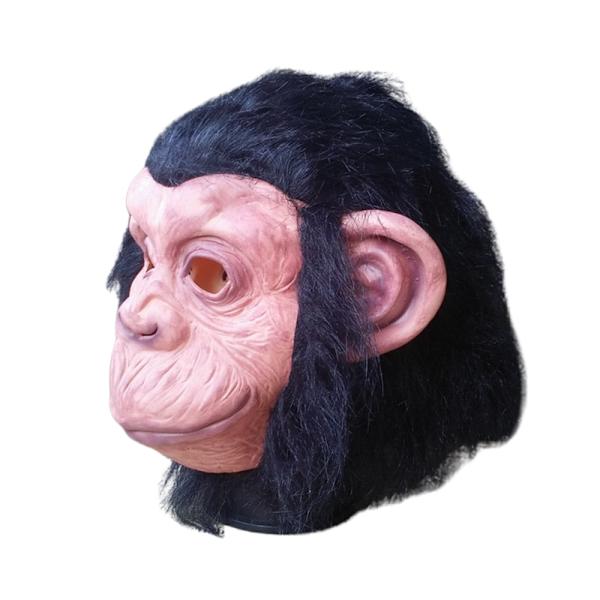 Gorilla Apina Eläimen Pää Täysi Lateksinaamio Päähine Aikuisten Halloween Juhlat Cosplay Puku Naamiaisrekvisiitta