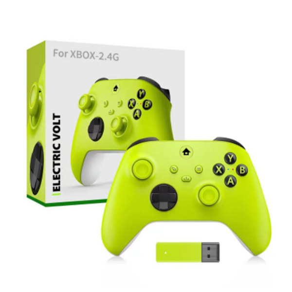 Langaton ohjain Xbox One & Xbox Series X|S PC Windows -W/ Audio Jack -laitteille Yellow