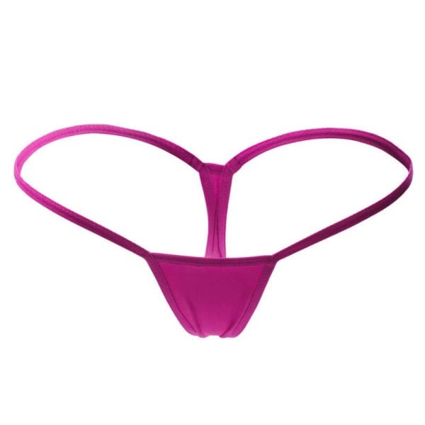 Kvinnors sexiga mini-string Micro G-string underkläder Pink L