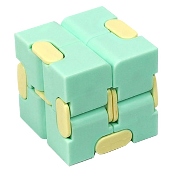 Fidget Cube Toy Sensorisk Finger Rubik Cube Sensorisk Toy Kid Game Green