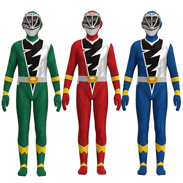 Børne Ridder Drage Team Jumpsuit Børn Halloween Karneval Gaver red 110cm