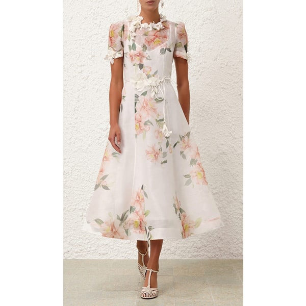 NATURA LIFTOFF FLOWER MIDI Damekjole M