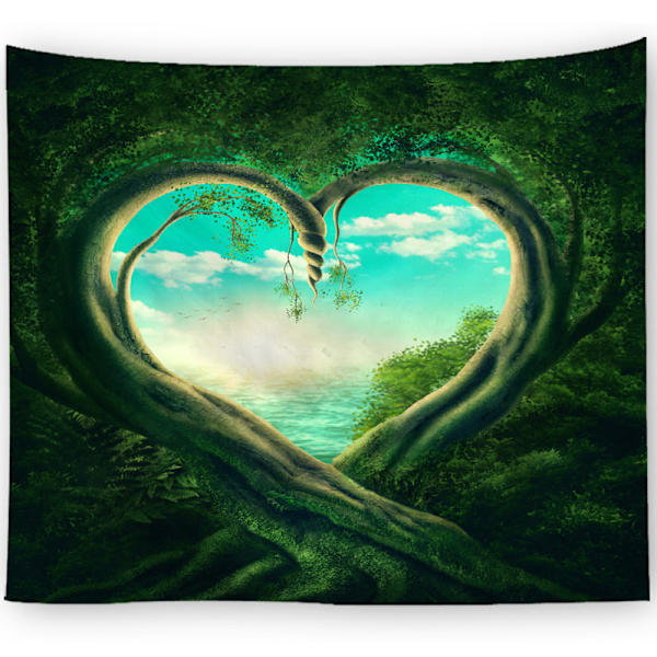 Magisk Skog Väggdekoration Tapestry-1 A 200*150cm