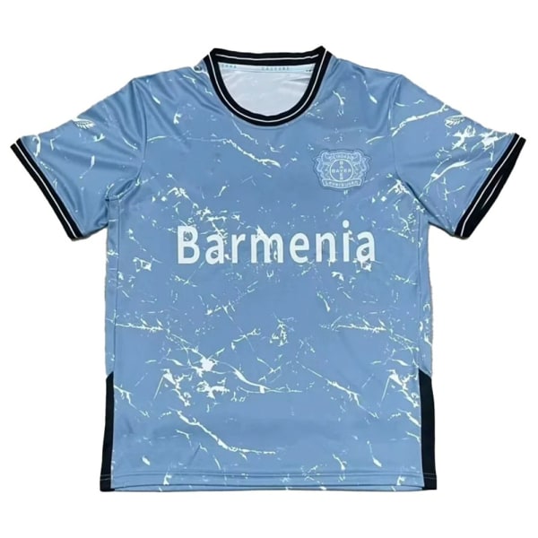 Bayer 04 Leverkusen Shirts 2023/24 Kit Hemma & Borta 3:e tröja Wirtz #10 Top Tee Blue S