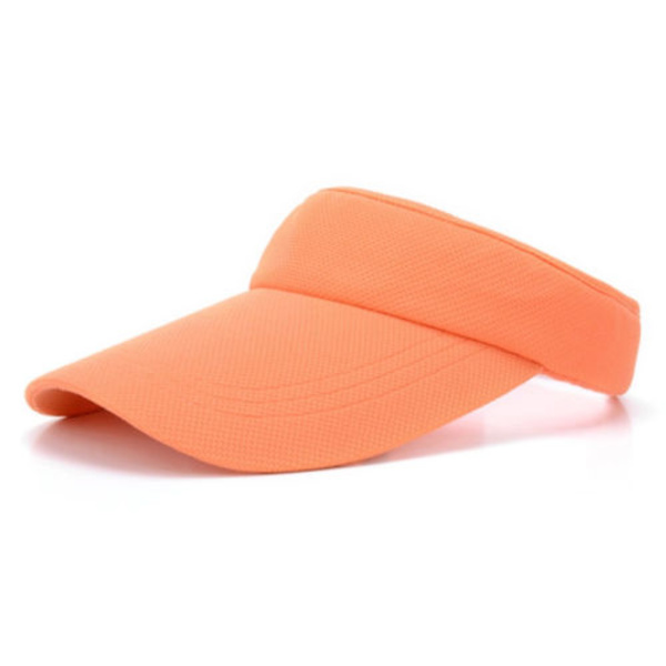 Herr & Dam Visir Solhatt Golf Tennis Keps Justerbart Huvudband Orange