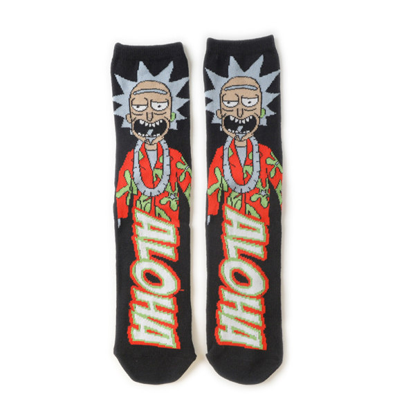 1 Par Rick and Morty Mr. Meeseek's Mönster Herr Crew Socks D